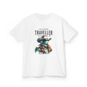T-shirt Dziecięcy z nadrukiem Traveller Cowboy